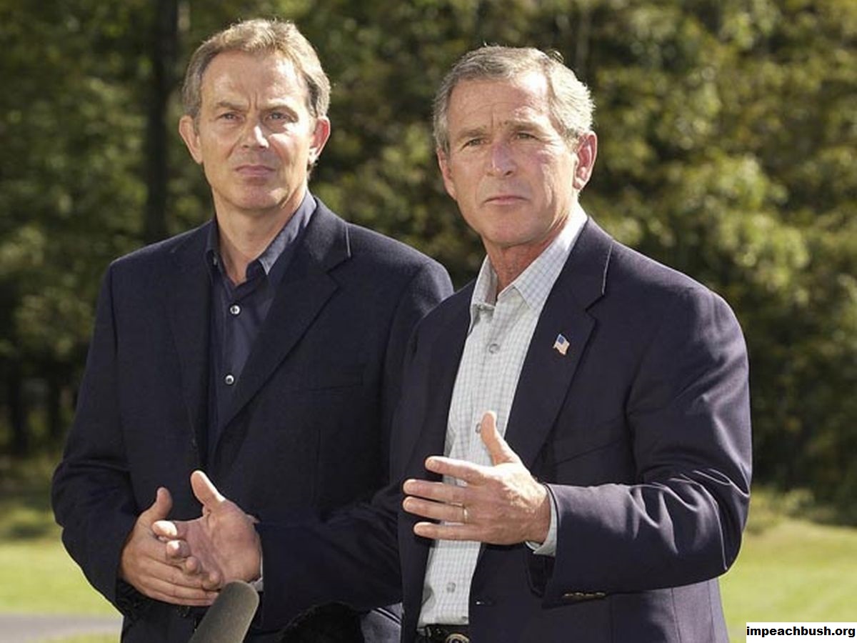Bush dan Blair Dinyatakan Bersalah Atas Kejahatan Perang Atas Serangan ke Irak