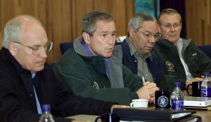Iraqi Case because of George W. Bush and Dick Cheney