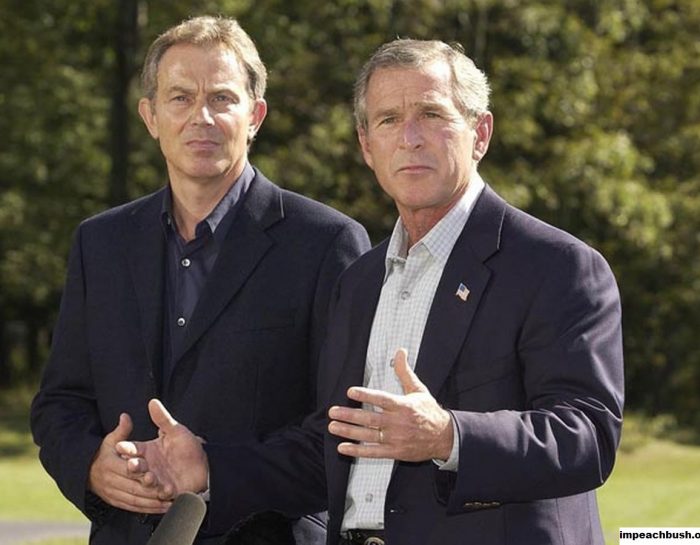 Bush dan Blair Dinyatakan Bersalah Atas Kejahatan Perang Atas Serangan ke Irak